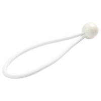 Gummischlinge mit Kugel weiß, 180mm zur einfachen...