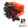 Expander mit Kugel 250mm Neonorange für die Bannermontage