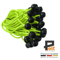 Spanngummi mit Kugel 250mm neongelb für eine...