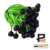 Planengummis 250mm Neongrün mit Kugel für die...