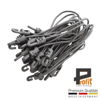 Expanderschlingen mit Haken 250mm Grau - Die...
