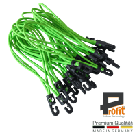 Zeltschlaufen mit Haken 250mm Neongrün auch als...