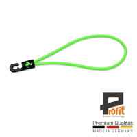 Zeltschlaufen mit Haken 250mm Neongrün - Einfach und...