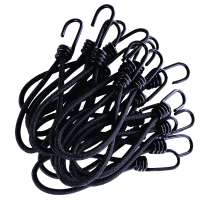 Planengummi Expanderschlingen 130mm schwarz Spiralhaken...