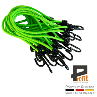 Expanderschlingen mit Spiralhaken 130mm - Neongrün