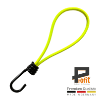 Expander Gummi 180mm Neongelb Spiralhaken - Made in Germany