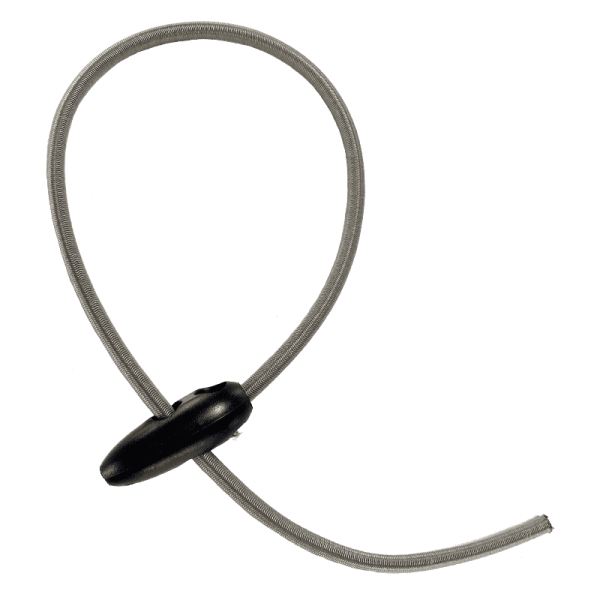 Segeleinbinder Spannschlaufe Quick Clips 50 cm Grau 5mm