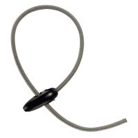 Segeleinbinder Spannschlaufe Quick Clips 50 cm Grau 5mm