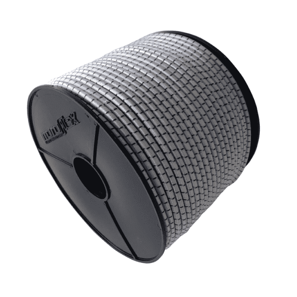 Expanderseil 10mm Weiß/Schwarz 100 Meter Multiflex Polyester