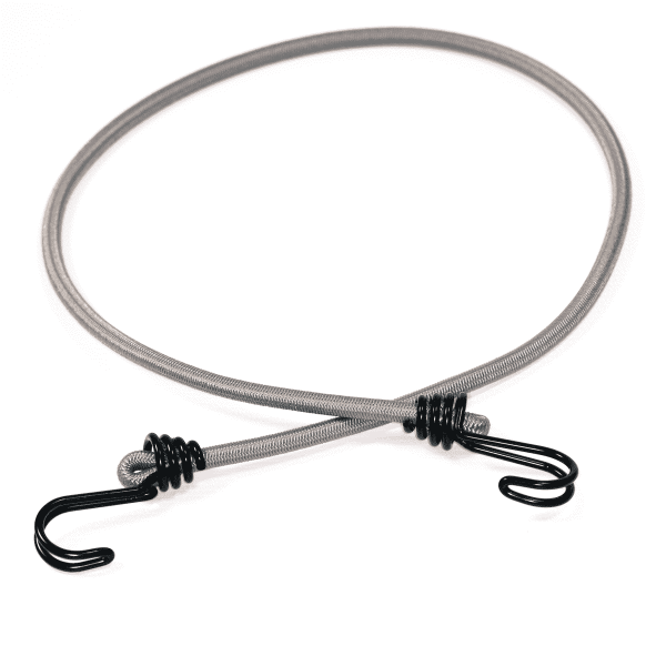 Spanngummi Grau 100cm Doppelhaken - Expander 10 Stück