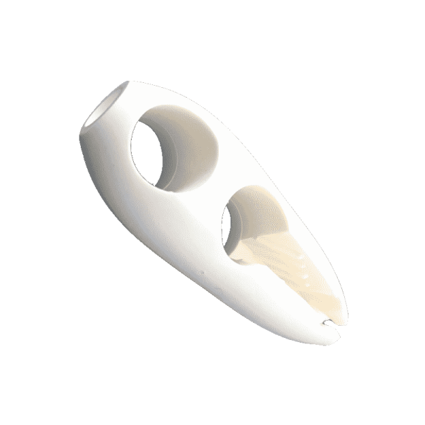 Speedclip für Expanderseil - Segeleinbinder 6mm Gummiseil Weiß