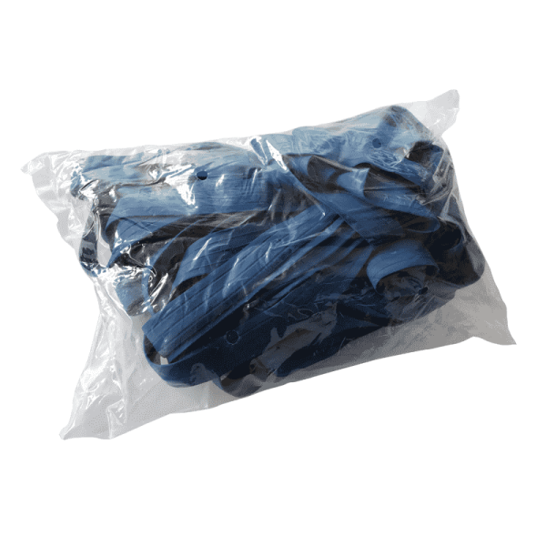 Gummibänder zur optimalen Ladungssicherung auf Palette für den internen Transport